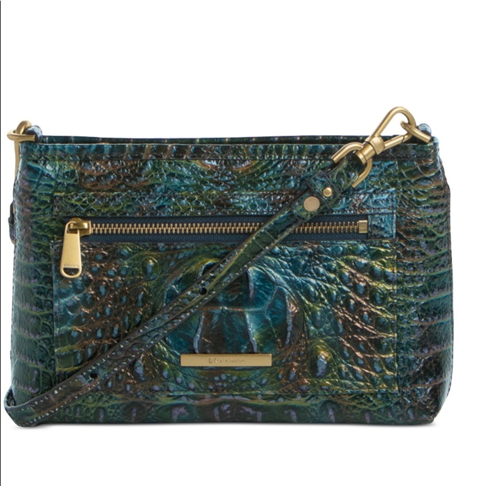 Brahmin Vida Embossed Leather Crossbody
